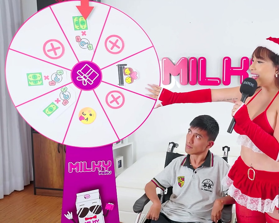 Gracias por mi regalo!! Fan folla por primera vez – Primera escena interracial