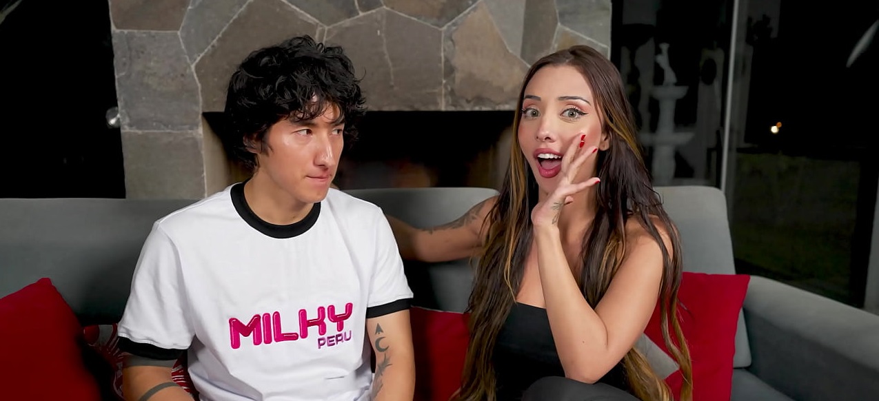 ¡Mi novia me dio permiso para venir al casting! El chico folla delante de las cámaras