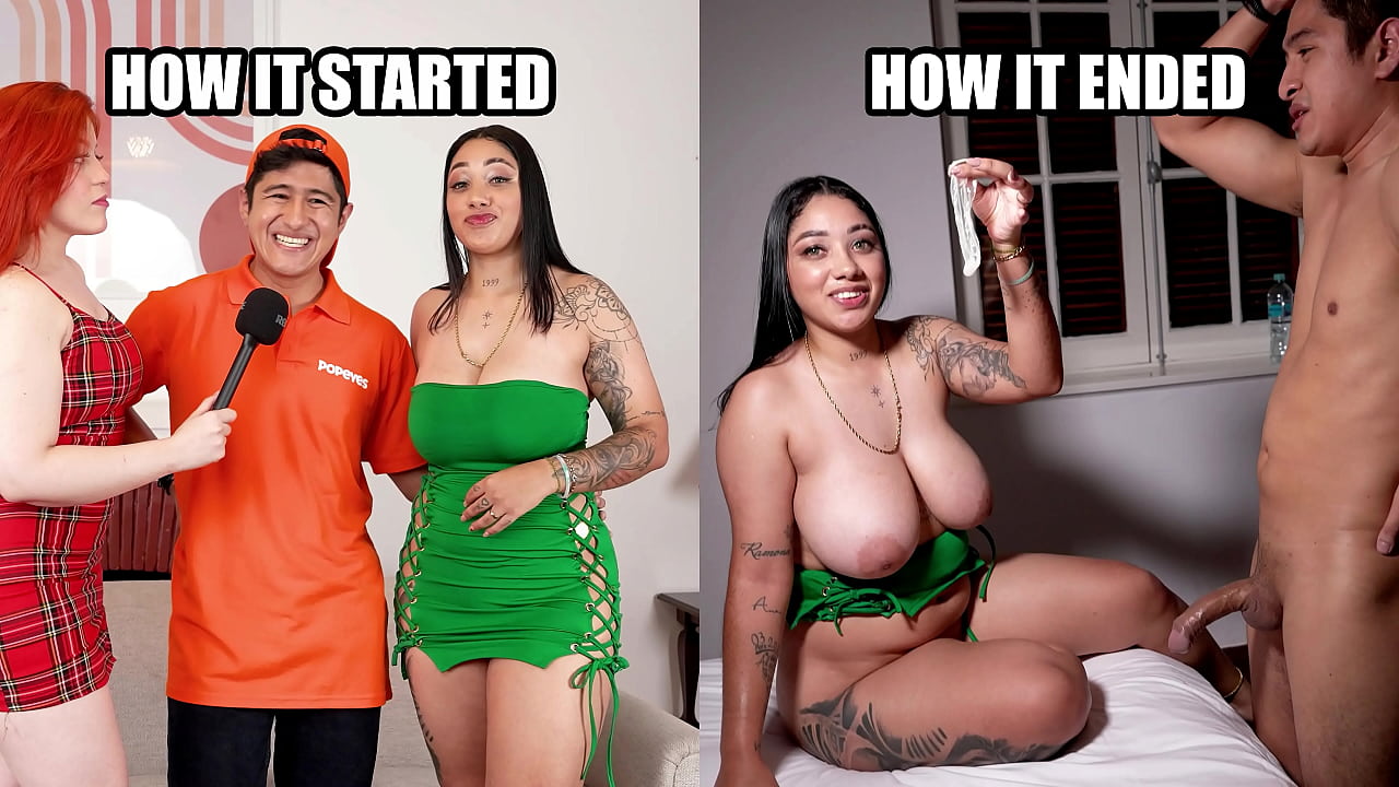 ¡Tus tetas grandes me ponen nervioso! Deja su trabajo en Popeyes para convertirse en actor porno